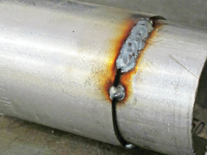 Larger gaps between pipes on a universal muffler and ones already on your vehicle will usually require welding to prevent exhaust noise and pollution from leaking out.