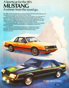 1980 Ford Mustang Ad CLASSIC CARS TODAY ONLINE