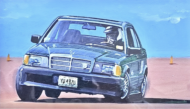 John Bleimaier, Mercedes, 190E, 2.3, 2.3-16, Cosworth, Limę Rock, racetrack