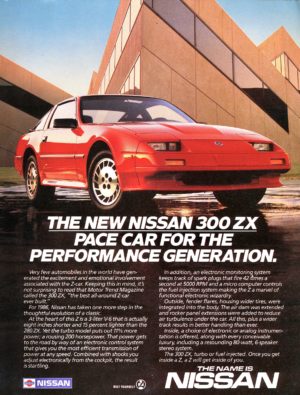 1986 Nissan 300ZX Turbo ad | CLASSIC CARS TODAY ONLINE