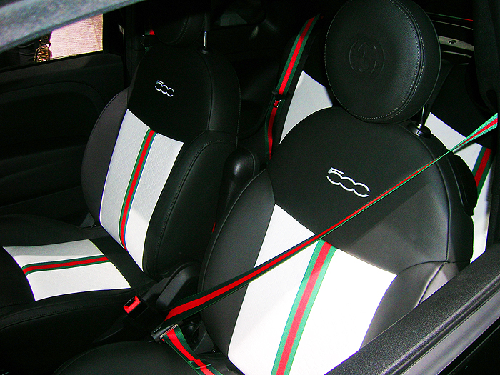 Fiat 500 Gucci Edition interior | CLASSIC CARS TODAY ONLINE