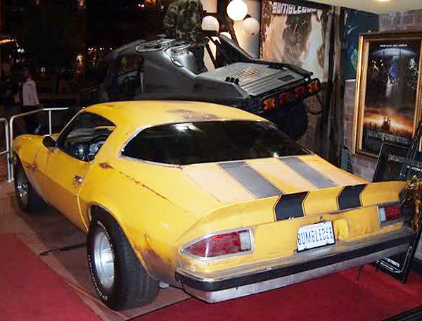 1977 Chevrolet Camaro used in Transformers at Hollywood Star Cars Museum |  CLASSIC CARS TODAY ONLINE