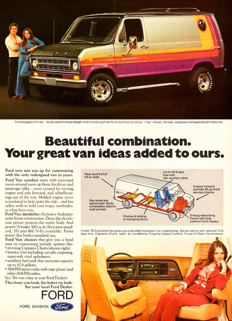 1976 Customize ford vans #8