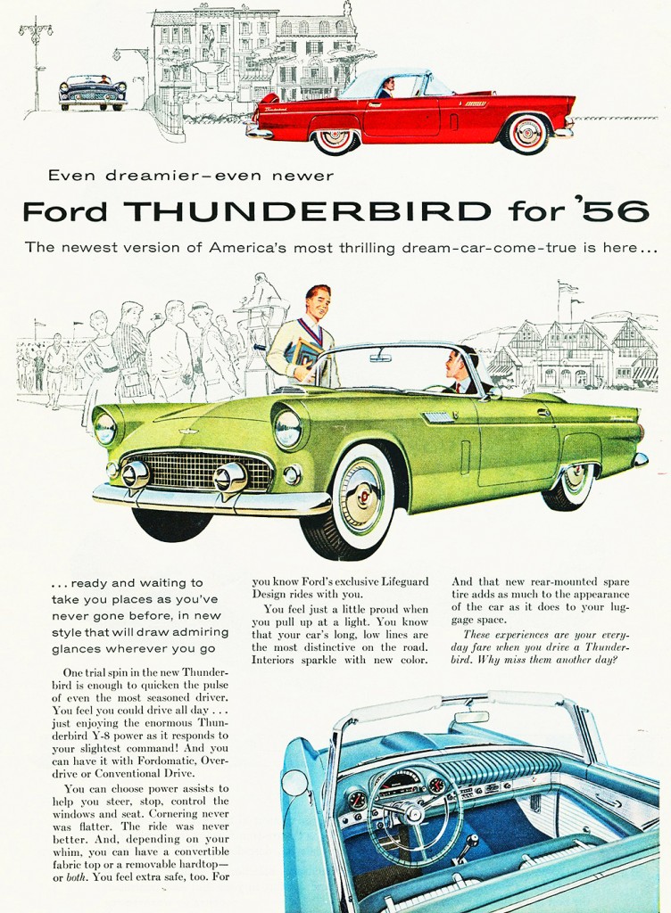 1956 Ford thunderbird advertisements #8