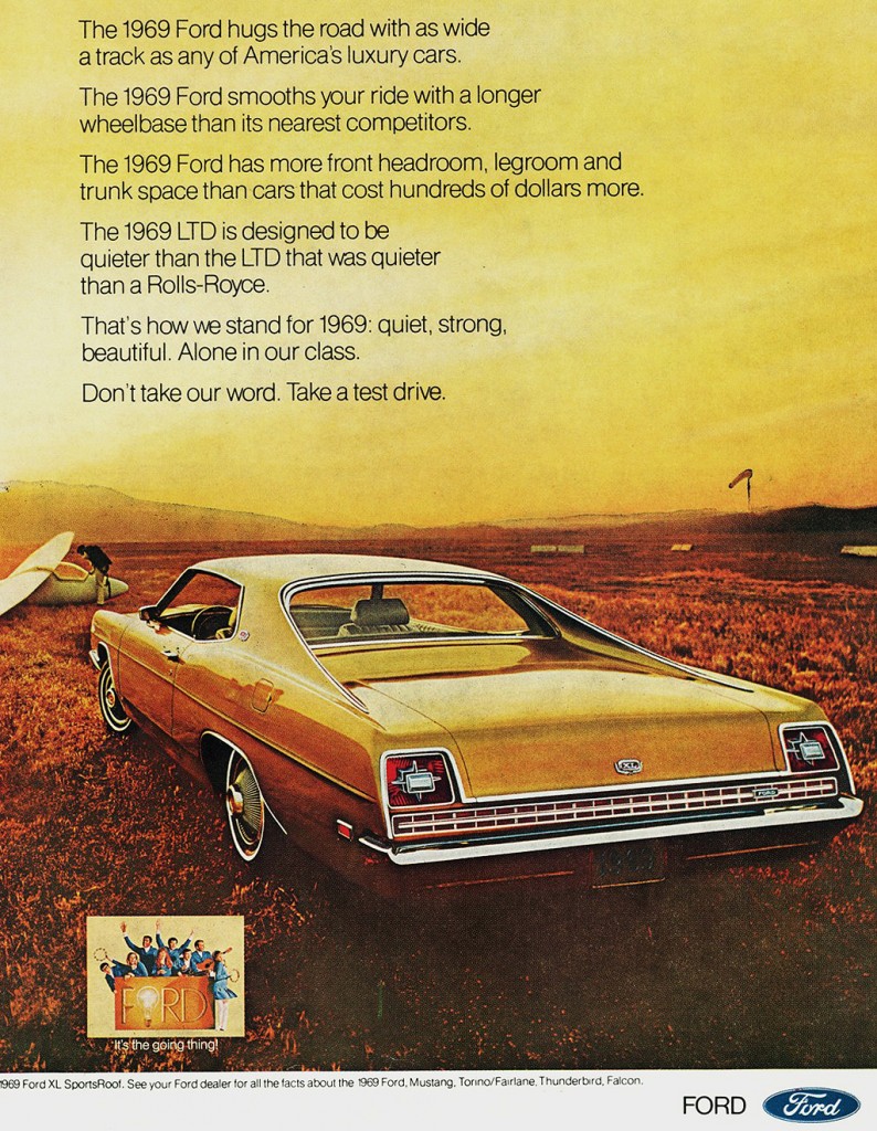 1969 Ford LTD XL coupe ad | CLASSIC CARS TODAY ONLINE