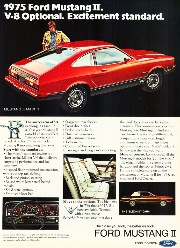 1975 Ford Mustang Mach 1 fastback ad | CLASSIC CARS TODAY ONLINE