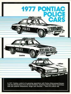 1977 Pontiac LeMans Bonneville and Ventura police car ad | CLASSIC CARS ...